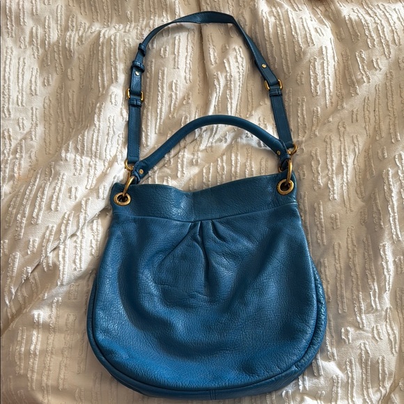 Marc Jacobs Blue Leather Shoulder Bag - Picture 2 of 2
